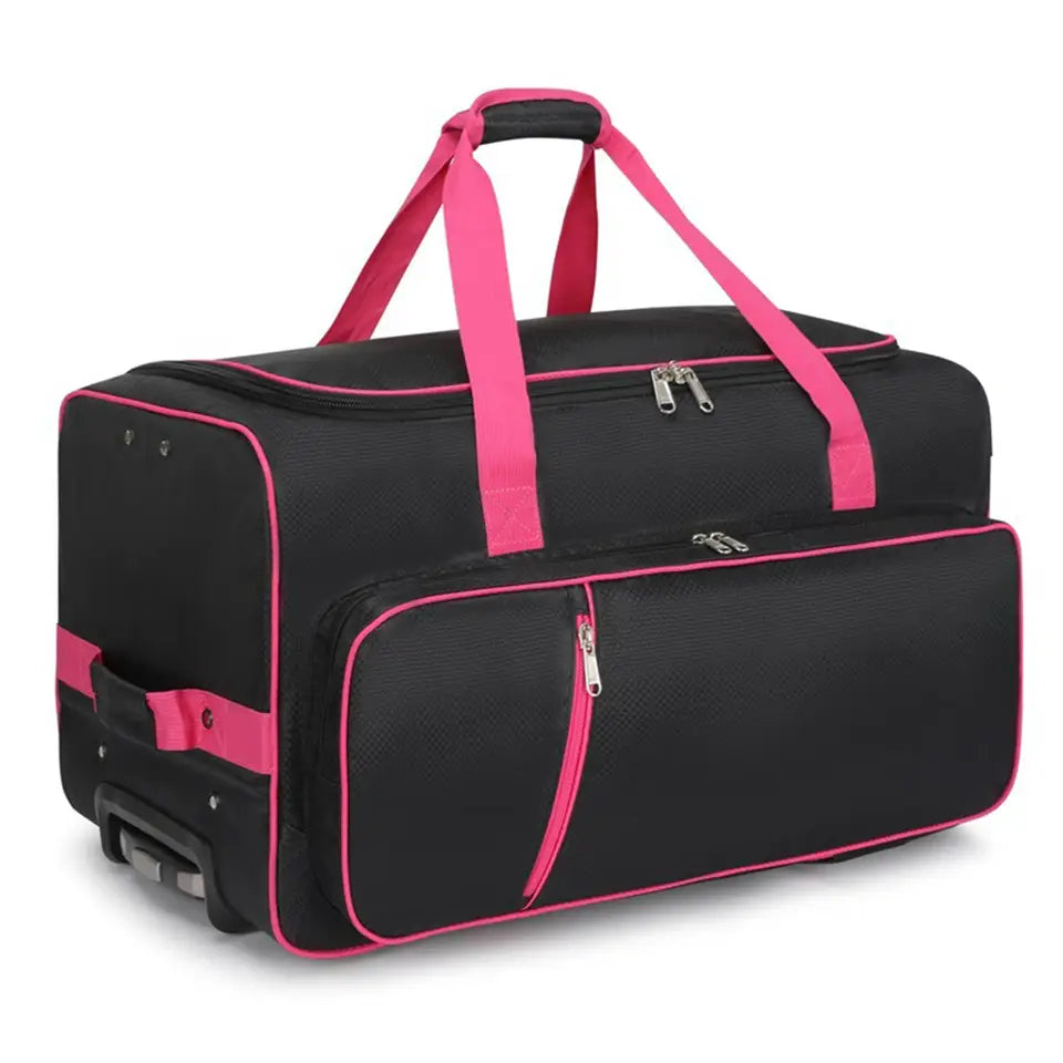 Dance Bag Duffel Bag Large Capacity Costume Transportation Multiple Compartments Storage for Men Women Wheeled Suitcase