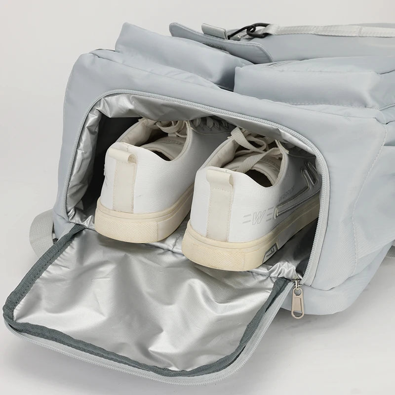 Waterproof backpack with multiple pockets, suitable for outdoor travel, 15.6-inch laptop backpack