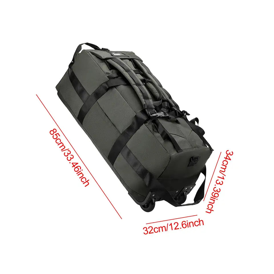 Wheeled Duffel Bag Large Trolley Bag for Sports Outdoor Camping Storage Bag