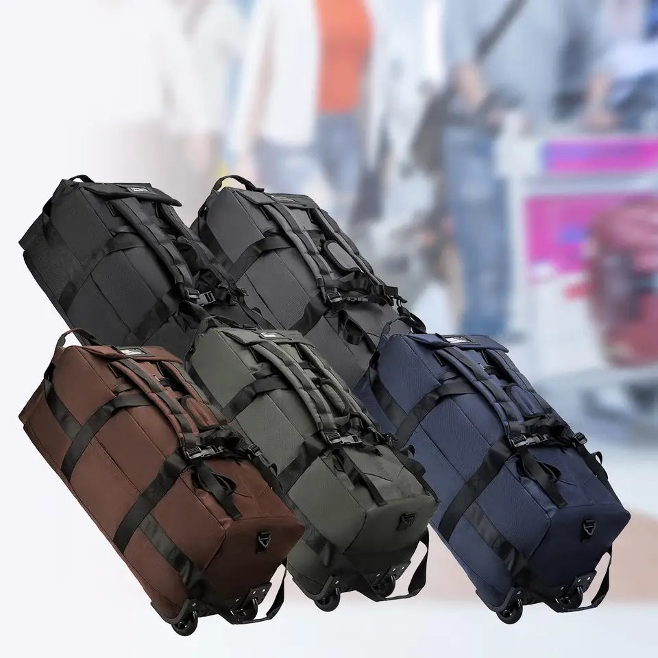 Wheeled Duffel Bag Large Trolley Bag for Sports Outdoor Camping Storage Bag