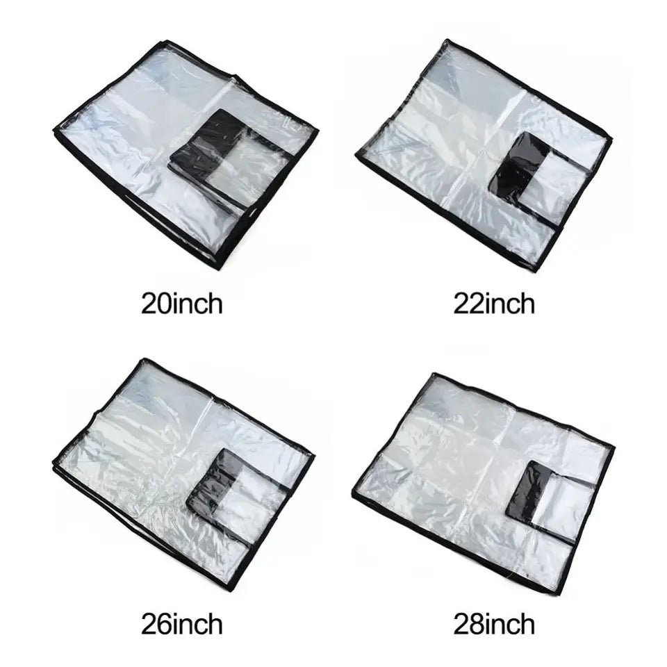 New Travel Luggage Protector Case 18-30inch Transparent Baggage Cover Dust Cover Durable Suitcase Protective Cover