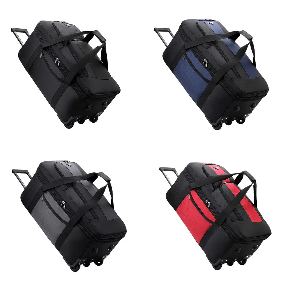 Wheeled Duffel Bag Overnight Bag Rolling Travel Bag for Beach Travel Men Picnic